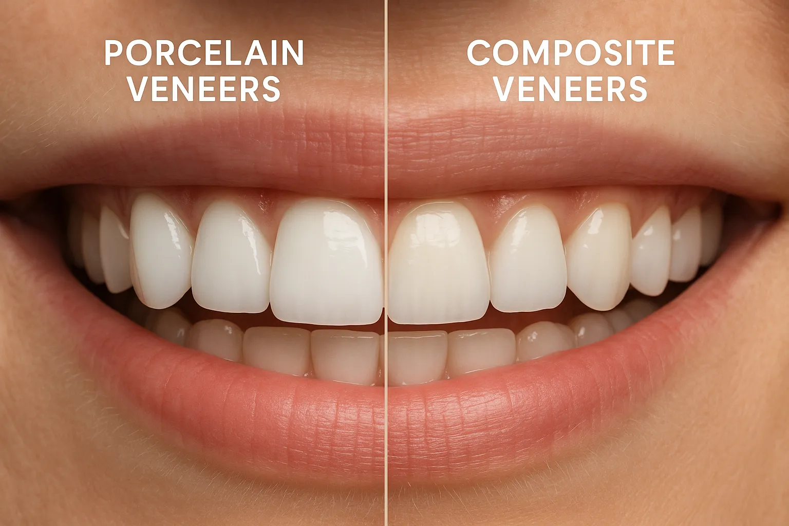 Porcelain Veneers vs Composite Veneers